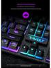 T-WOLF T20 Thunderwolf Backlit Gaming Keyboard - Wired, Multilingual (Arabic, Spanish, Russian).