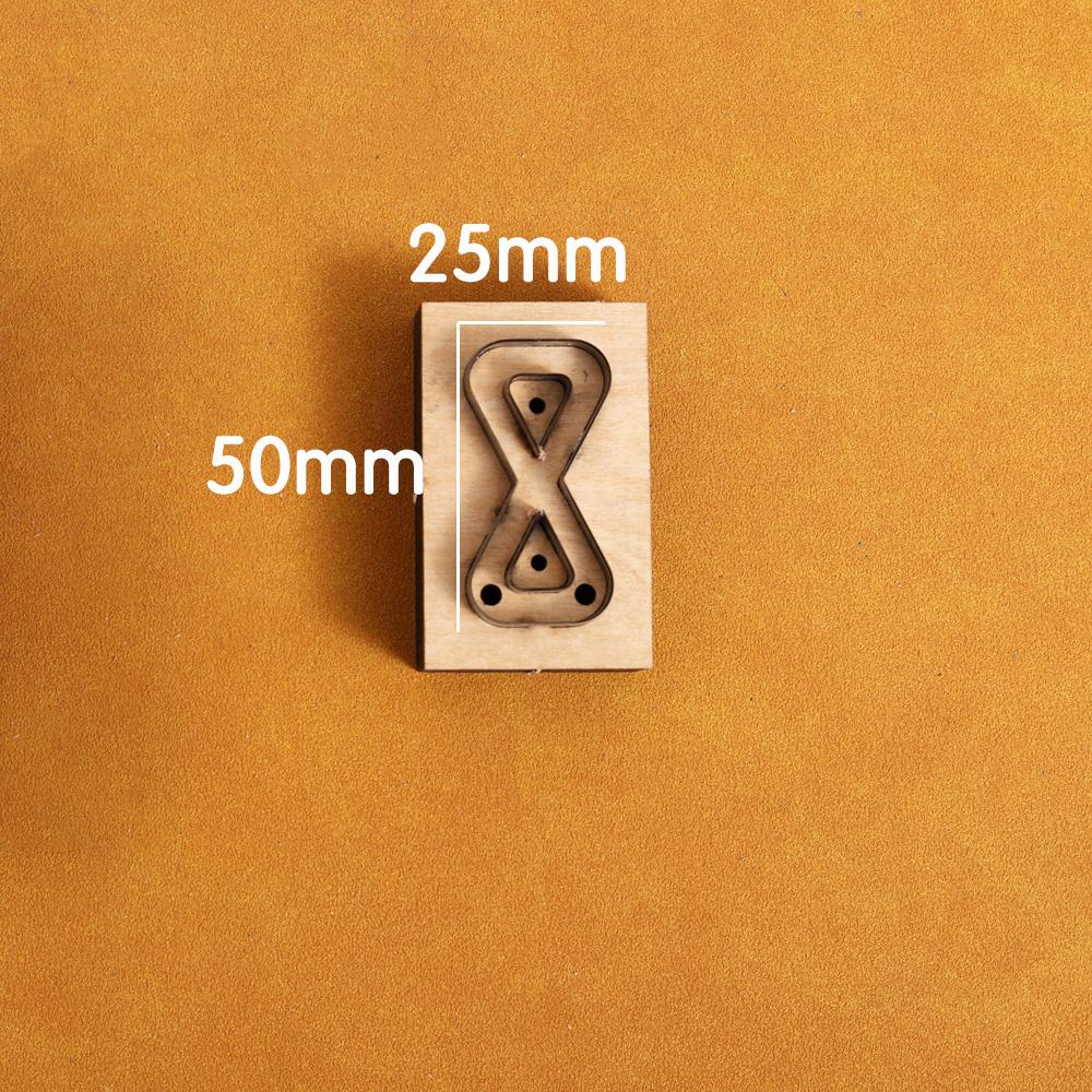 

Металлические штампы для резки кожи, сращивание петель ремня рюкзака, набор для самостоятельной резки изделий из кожи, штамп для тиснения в форме банта