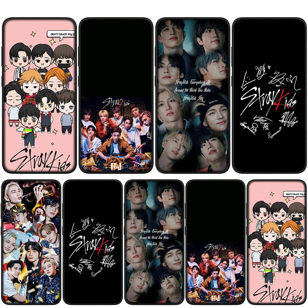 Etui na iPhone 17 16 15 Xiaomi Poco Redmi Note 14 13 12 11 Pro Max 9 16e Samsung Galaxy S25 S24 S23 OPPO Huawei SKZ Stray Kpop Kids Gorące Etui na Telefon