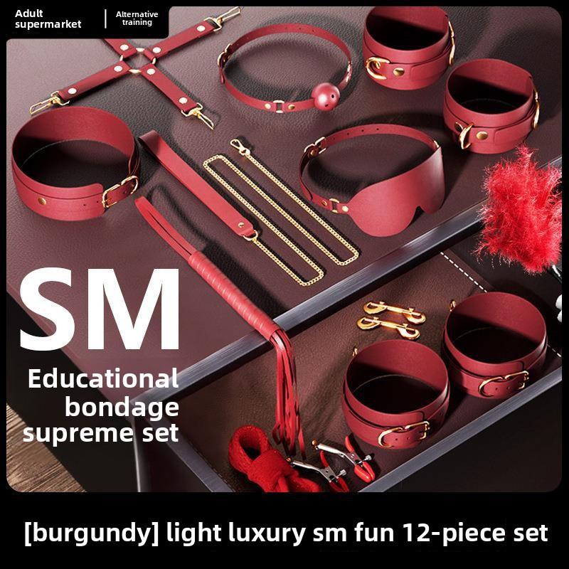 High-quality Light Luxury Milk Clip Bundled Couple Flirting Adult Bondage Sex Products SM Alternative Toys Jouet Adultesexe Kit