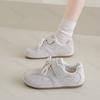 Fashion 2025 Spring New Women's Fashion Retro Casual Low Top Shoes Mesh Breathable Soft Soled Comfortable Non Slip Lace Up Flat Sneakers