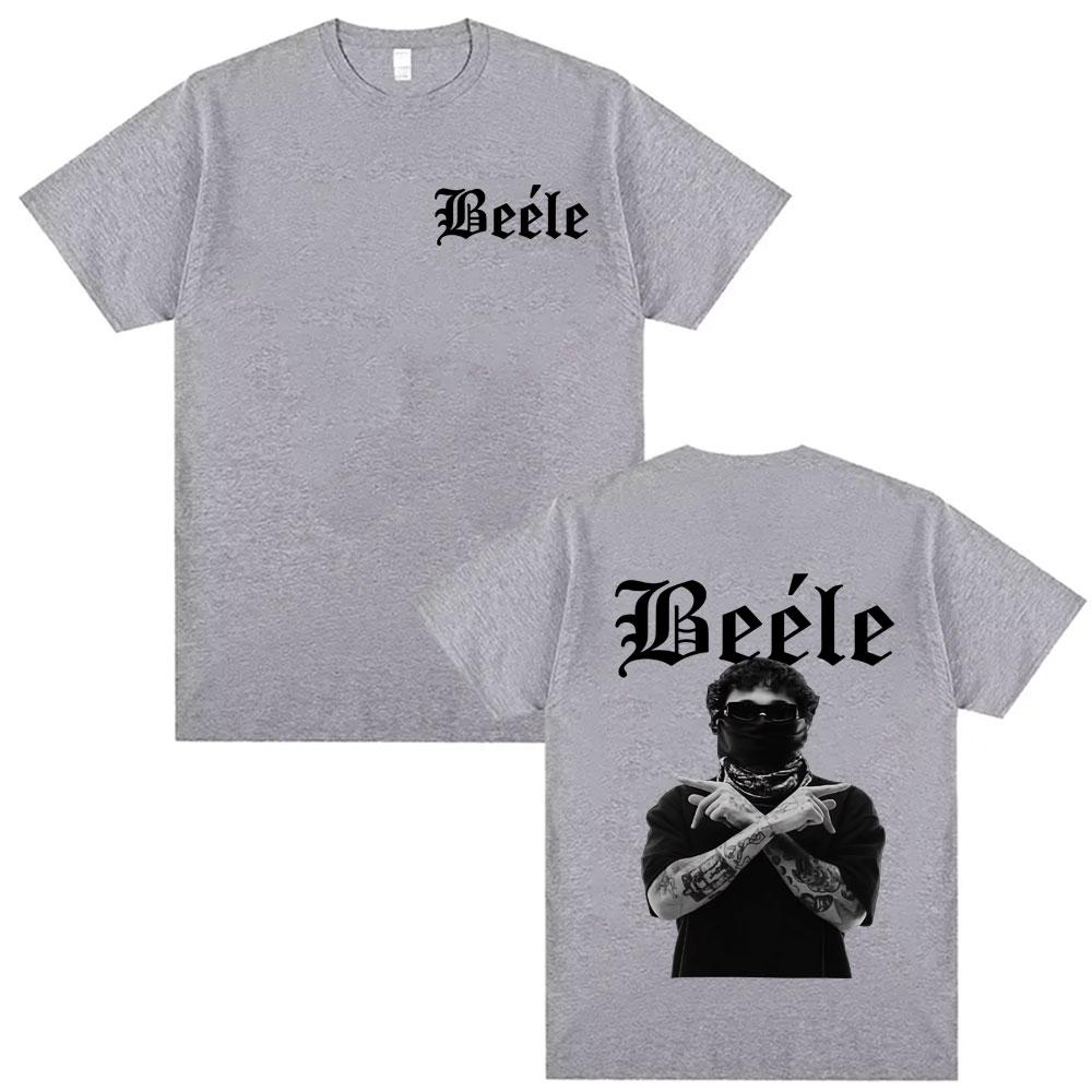 

Summer Rapper BEELE Album Tour Merch Men Women Hip Hop Pop Music Street 100% Pure Cotton Printed T-shirt Oversized T Shirt S