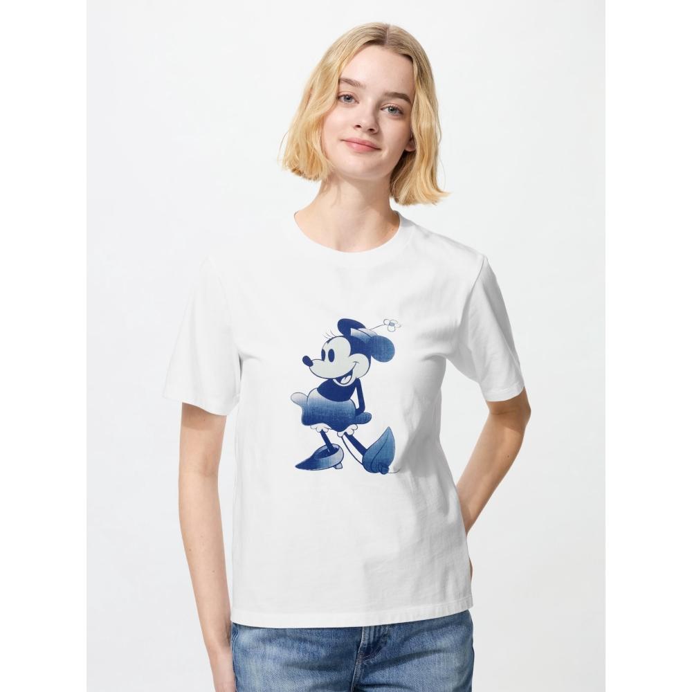 

Uniqlo Япония Дисней В Синем Ut 00 WHITE/XS