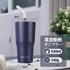HAUSHOF 530ml Stainless Steel Tumbler with Straw and Lid, Coffee Cup, Water Bottle, Mug, Coffee Tumbler, Double-Walled Wall, Vacuum Insulated,
