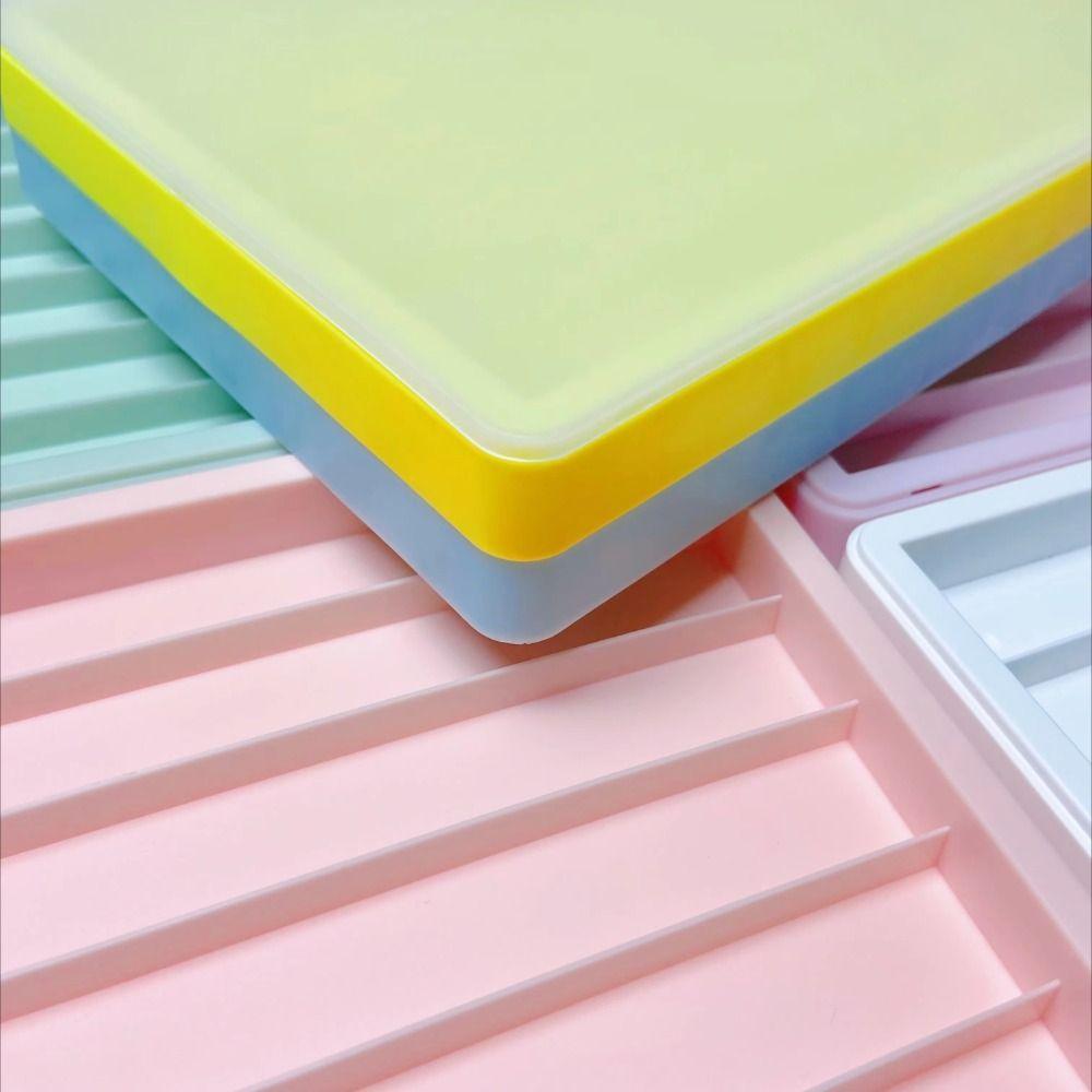 Dustproof Keycaps Package Organizer with Paper Dividers Keyboard Keycaps Tray Home