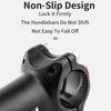 31.8mm Fork MTB Riser Stem Aluminum Zinc Zinc Alloy Bicycle Handlebar Stem 45 Degree Bike Stem  Cycling