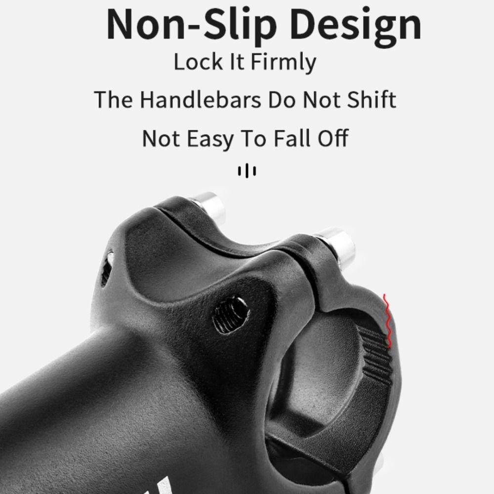 31.8mm Fork MTB Riser Stem Aluminum Zinc Zinc Alloy Bicycle Handlebar Stem 45 Degree Bike Stem Cycling