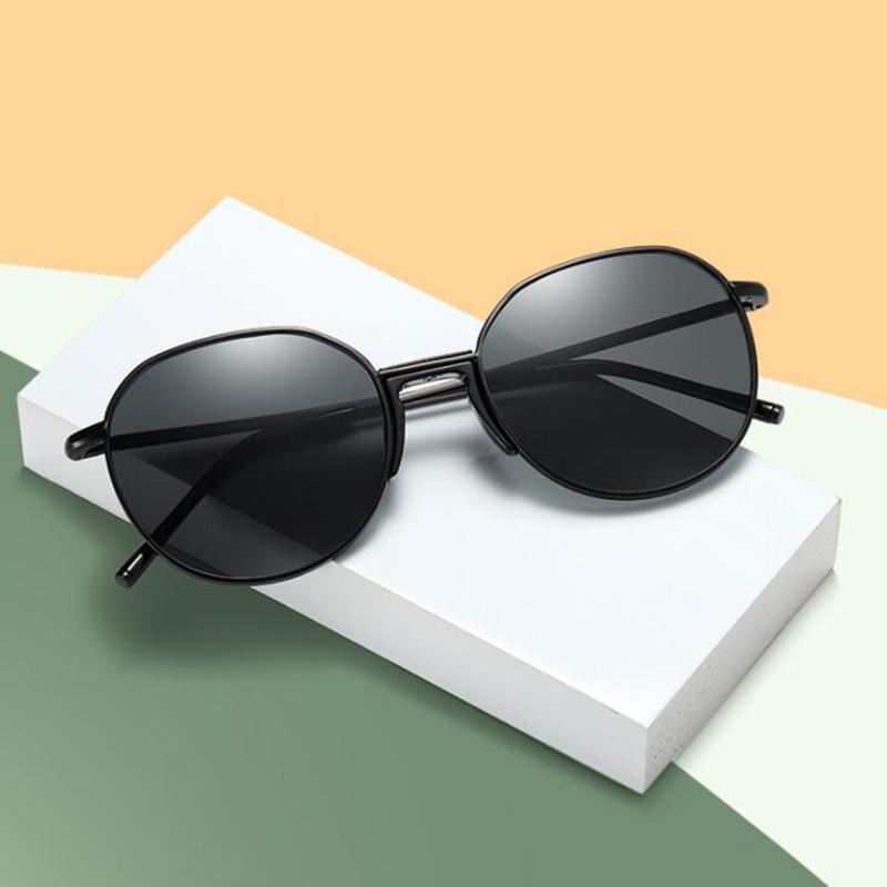 Men Personality Nose Frame Sun glasses Women Round Driving Sunglasses Prescription 0 -0.5 -0.75 To -6.0
