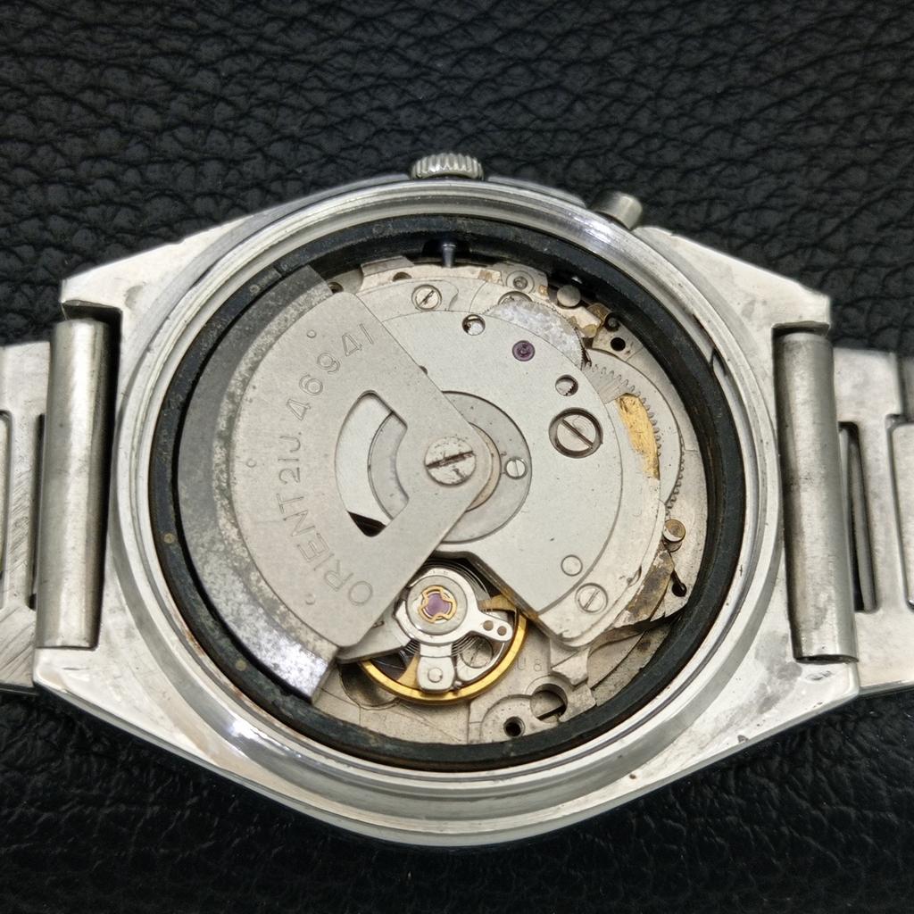 GENUINE VINTAGE ORIENT CRYSTAL AUTOMATIC 46941 JAPAN MENS WATCH A704919-1