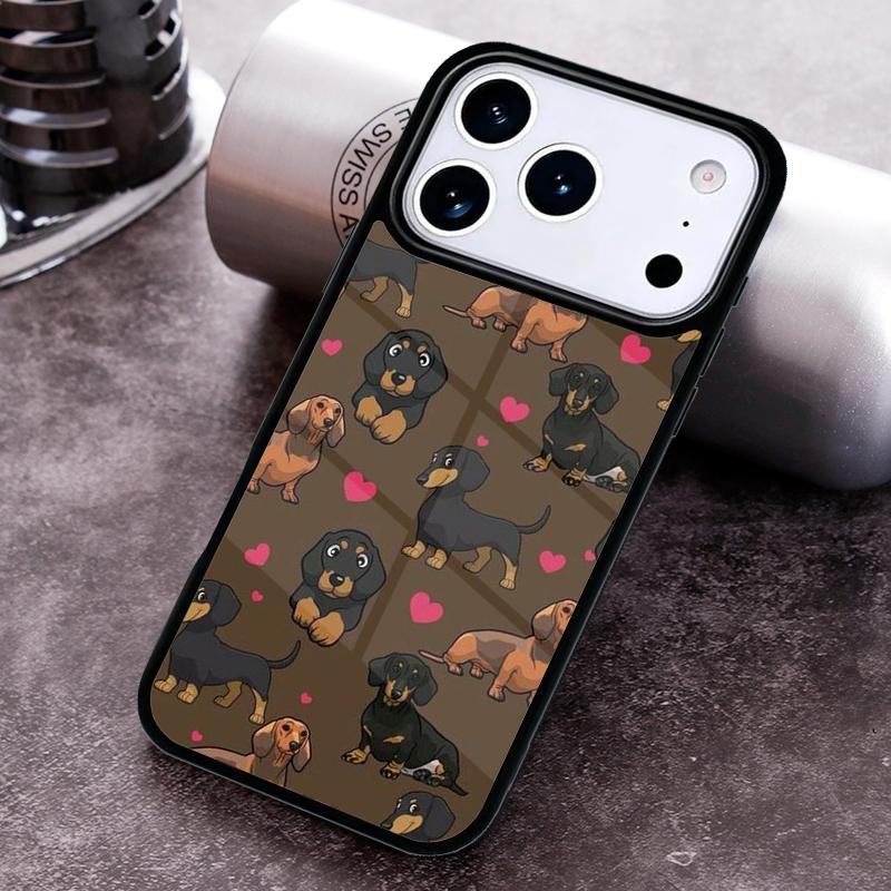Cartoon Animal Dog Cat Pig Phone Case For iPhone 17 16 15 14 13 12 11 Pro Max Plus 17Air Soft Silicone Cover