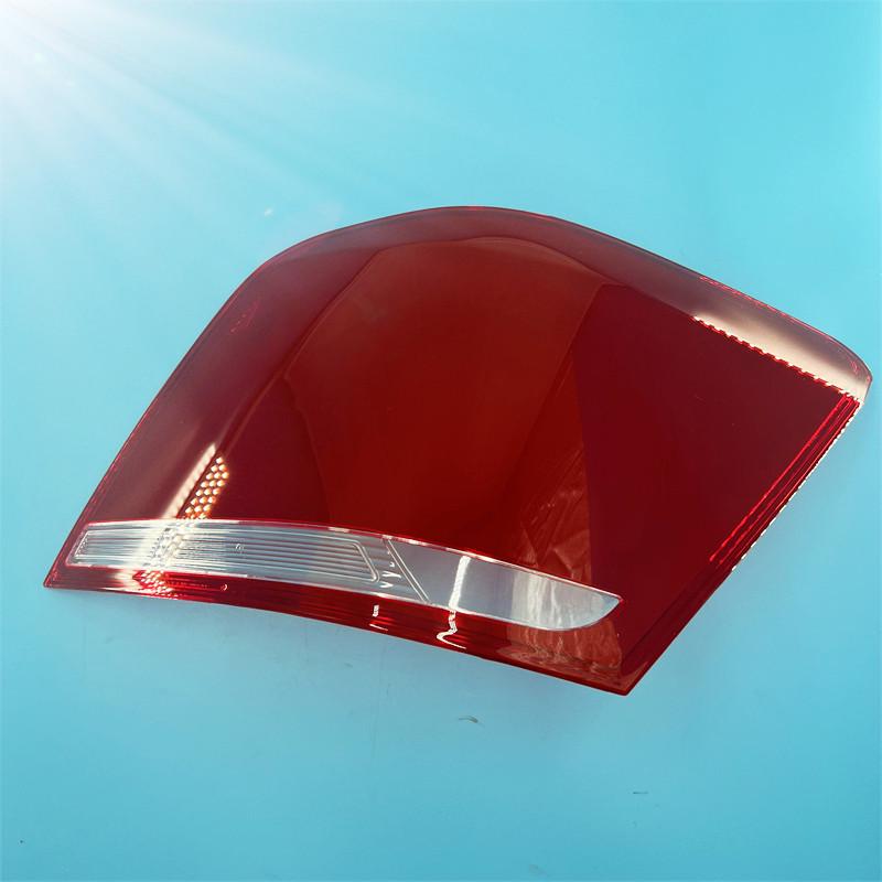 Compatible with 2013-2015 Mercedes-Benz GLK Taillight Shell - Rear Brake Light Cover, Red Transparent.