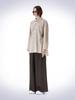 House 072C Double Layered Sleeve Shirt Beige
