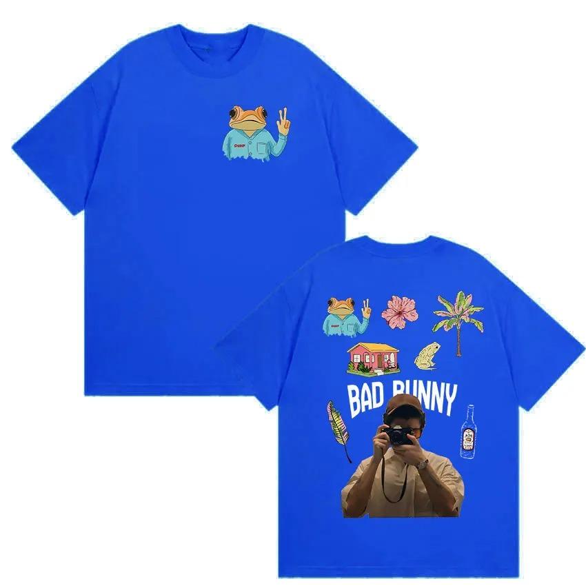 Unisex Vintage High Quality Cotton T Shirt Debi Tirar Mas Fotos Bad Bunny Album 2026 Graphic TShirt Fashion Cozy Oversized Tees