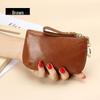 Women's 2026 Chic Genuine Leather Keychain Wallet Coin Purse