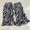 Scaldamuscoli Invernali Stampa Leopardo Calze Lunghe a Pois e Strisce Coprigambe Peluche Vintage Streetwear
