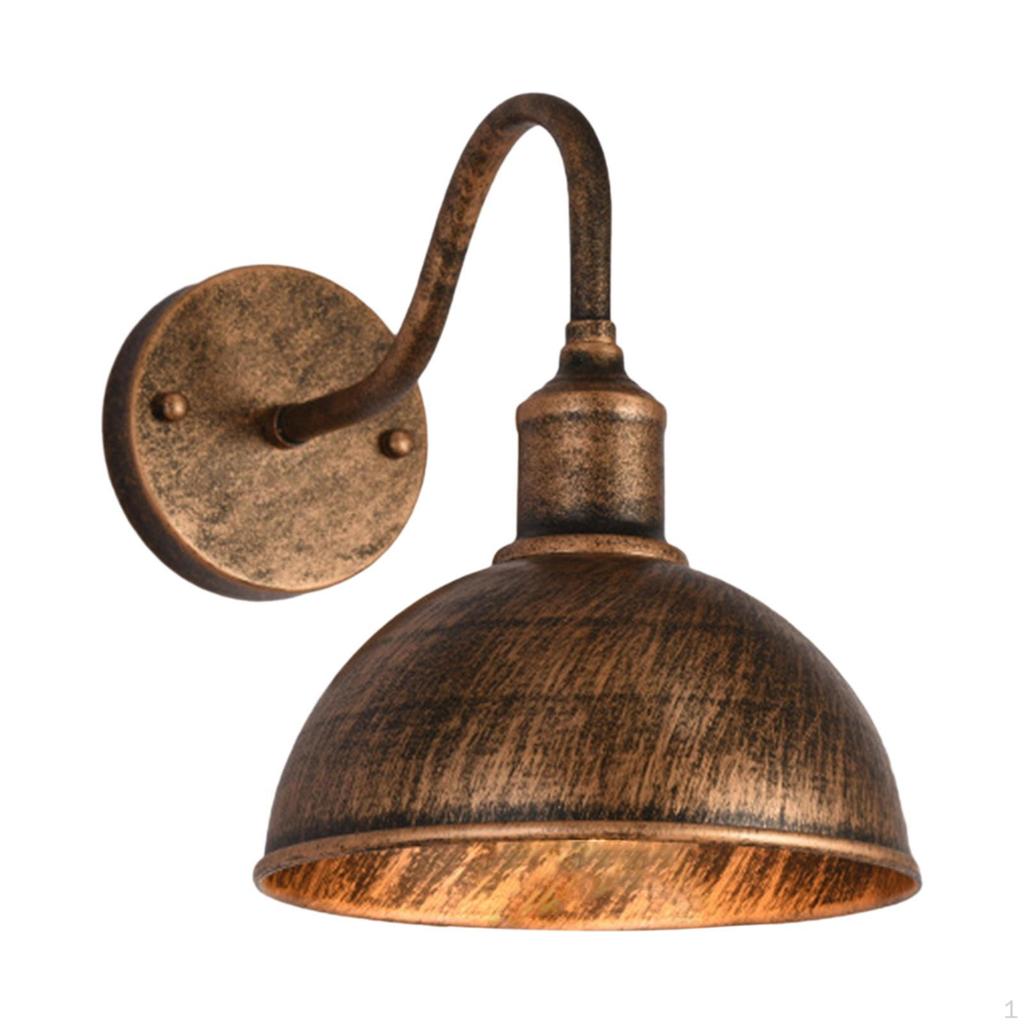 Elegant Metal Wall Sconce with E27 Lighting Fixture for Bedroom Decor