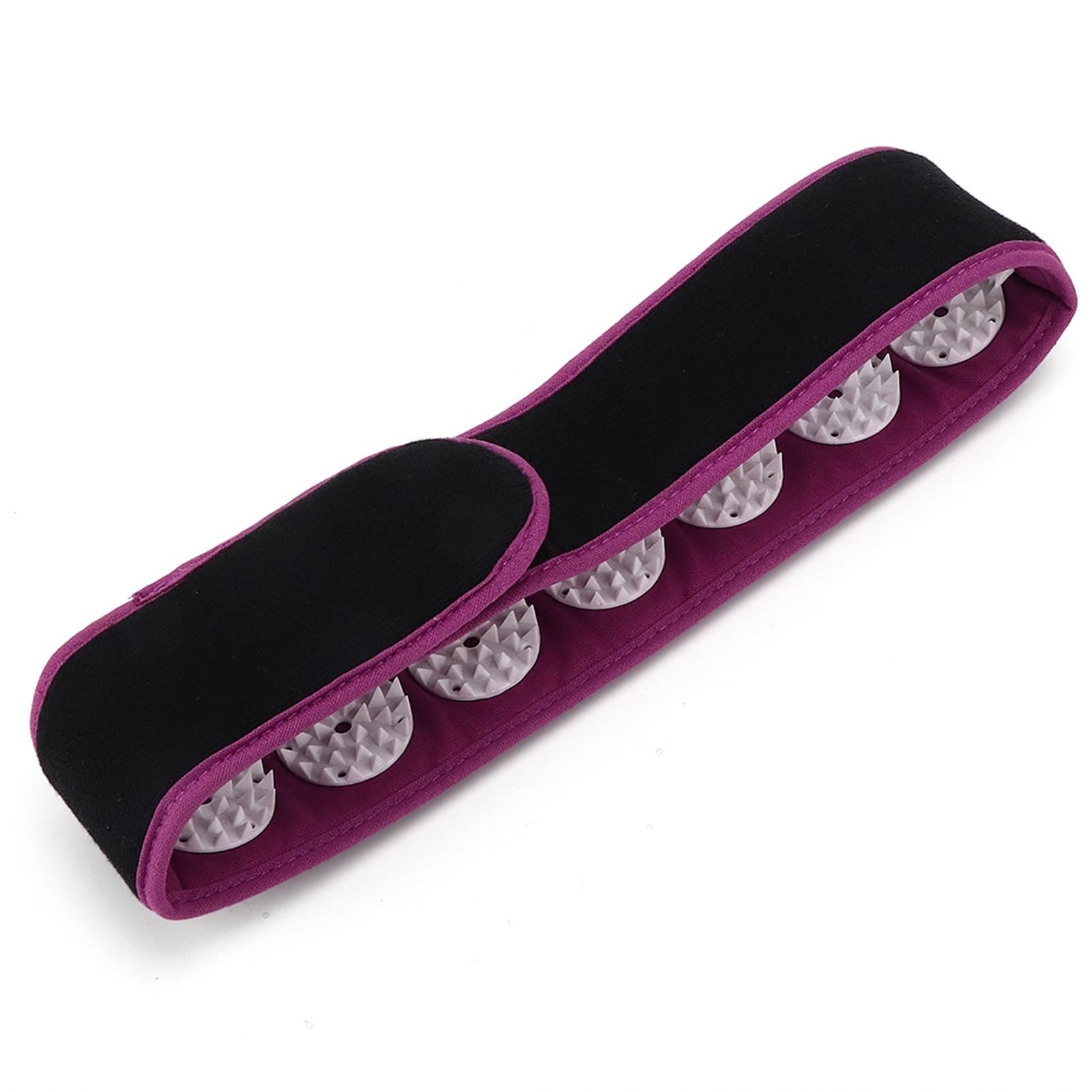 

Портативный массажный ремень для головы для занятий йогой и фитнесом, массажный ремень для головы для дома фиолетовый