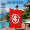 Inter Club Emblem Printed Microfiber Beach Towel, Soft And Absorbent, Quick-Dry, Ideal for Summer Travel, Beach Essential, Swimming Pool