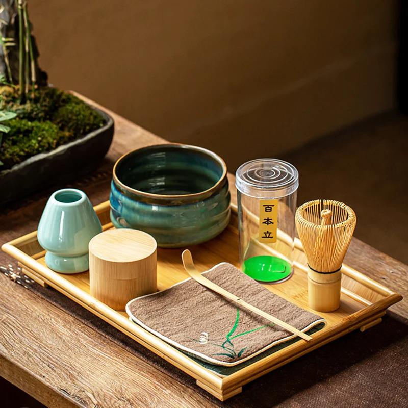 Bamboo Chasen 100Mesh Tea Brush Japanese Ceremony Teaware Kitchen Accessories Green Matcha Tea Powder Whisk Tea Whisk Matcha Kit