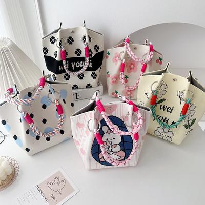 Japanische und Koreanische Ins Nischen Design Gestrickte Handtasche Damen Reise Foto Handtasche Beuteltasche