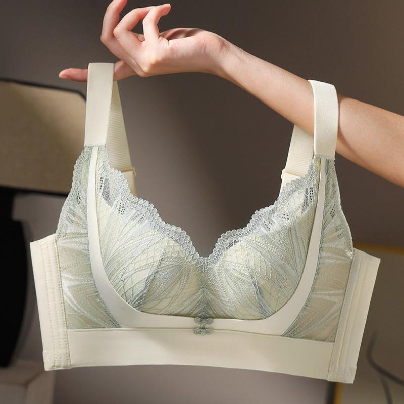 Sexy Spitzen-BH, der große Brüste kleiner erscheinen lässt, sie anhebt und ein Hängen verhindert, und Halt bietet
