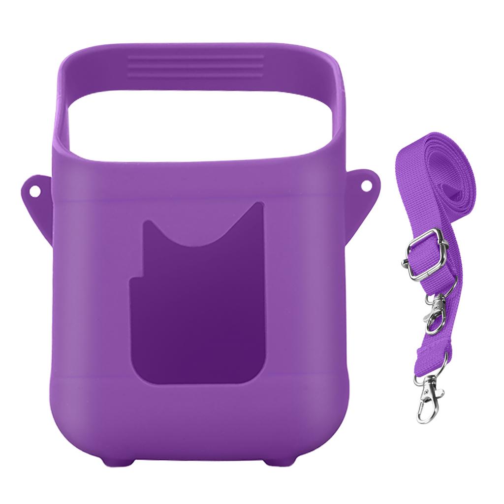 Silicone Protective Case with Easy To Carry Handle Soft Anti-Slip Protective Sleeve Compatible for Toniebox 1&2 Audio Player