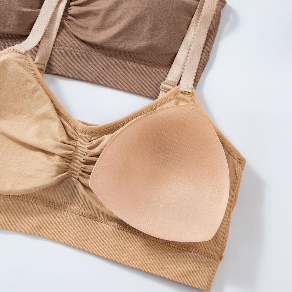 Soutien-gorge de sport sans couture, taille européenne, bonnet CDE, débardeur de yoga, confortable, sous-vêtement, tailles M à 2XL Plus