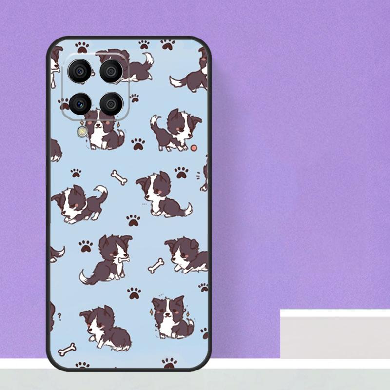 Border Collie Dog For Samsung Galaxy M55 M15 M13 M33 M53 M20 M30s M31s M12 M32 M52 M11 M51 M14 M34 M54 Case