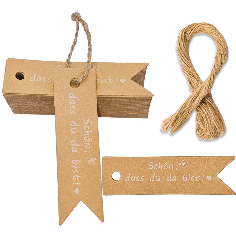 

25 шт. Бирки для подарков «РАД, ЧТО ТЫ ЗДЕСЬ», Этикетки «Спасибо» с 10 м джутовой веревкой для свадебной вечеринки, девичника, дня рождения, сувениров
