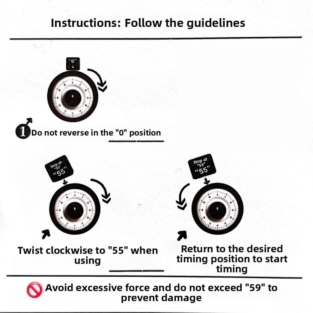 Samodyscyplina Kuchenny Minutnik do Gotowania Adsorbowalny Minutnik do Nauki dla Dzieci Do Szkoły Kuchni Biura