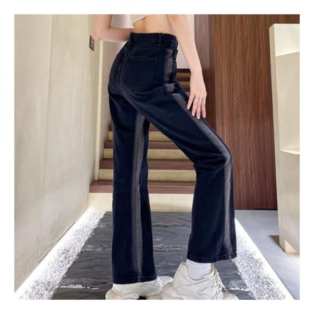 Navava Np249 Style Line Point Straight Denim Pants