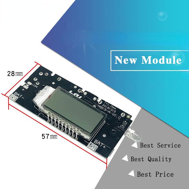 

Зарядное устройство с двойным USB 18650, модуль питания 5 В, 1 А, 2,1 А, мобильный блок питания, аксессуары для телефона, плата DIY светодиодного ЖК-модуля