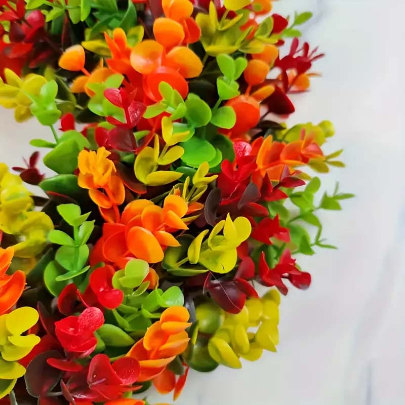 Umělý Věnec Na Dveře, Dekorace Na Přední Dveře, Věnec Podzimní Dekorace, Podzimní Dekorace, Věnec na Zeď, Umělé Rostliny, Podzimní Věnec