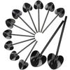100Pcs Plastic Heart Shape Dessert Spoons Disposable Spoons for Ice Cream Cake Yogurt Party Plastic Spoon Party Tableware