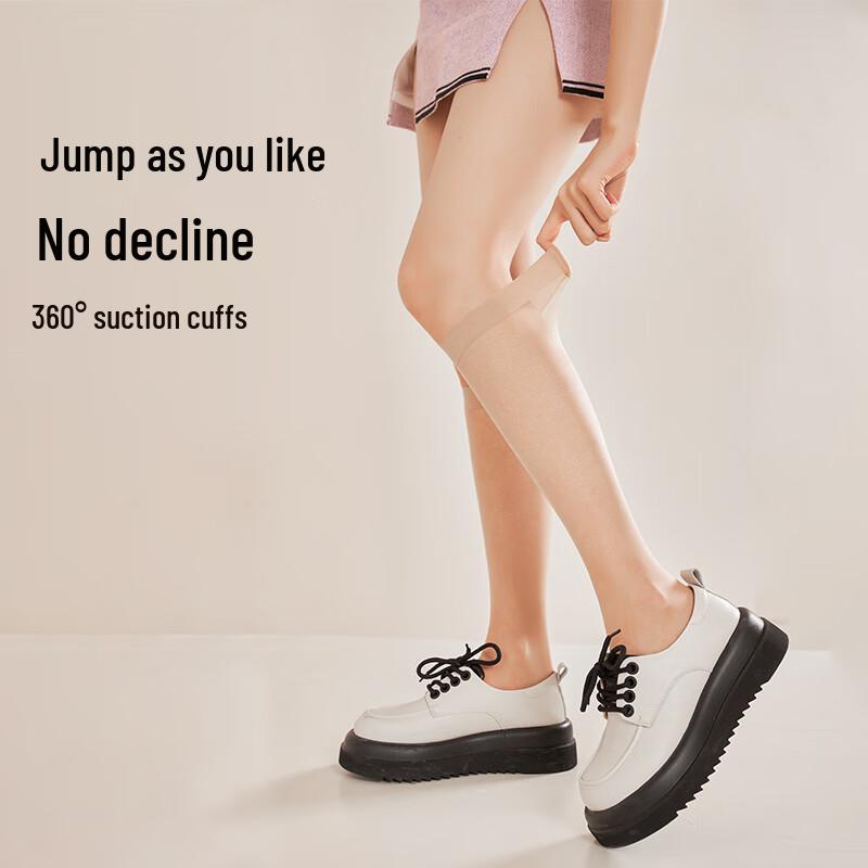 Baonas Women's 15D Ultra-Thin Thigh-High Stockings