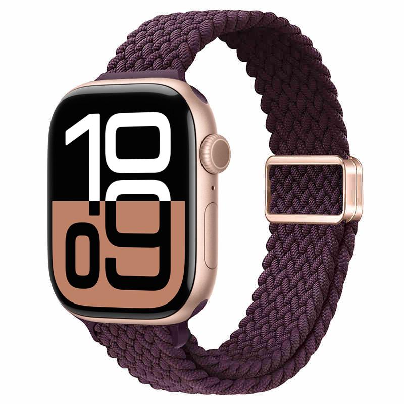 Slim Strap magnetic Braided Band Apple Watch 46mm 42mm Ultra 3 44mm 40mm 45mm 49mm 46mm 41mm iWatch Series 11 10 9 8 7 6 5 4 SE3