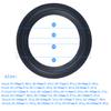 2 Packs Ring Speaker Cloth Edge Repair Parts Speaker Surround Rubber Replacement Parts for Speaker Repair or DIY