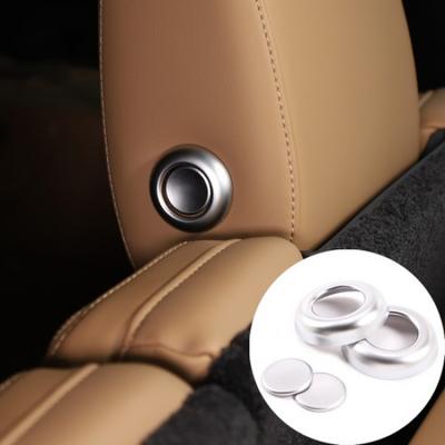 Sliver Seat Headrest Button Ring Cover Trim for Land Rover Range Rover Vogue 23