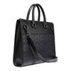 COACH Gotham presbyopia canvas and leather briefcase shoulder crossbody handbag large men's charcoal black