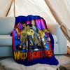 Wild Kratts printed throw blanket—soft,warm;versatile blanket for all seasons—perfect as &air-conditioning throw,nap blanket