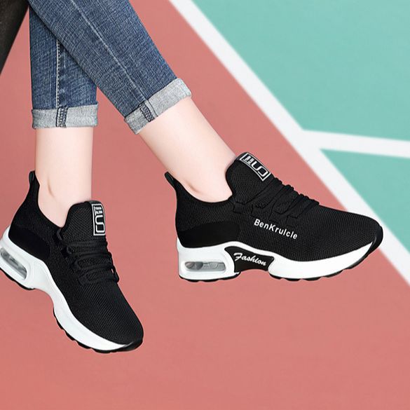 Shoes women's sports trendy shoes ins versatile casual fashion thick-soled air cushion breathable thick-soled increase