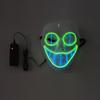 LED Snake Eye Mask Halloween Carnival Ghost Step Dance Costume Prop Scary Halloween Mask Glowing Snake Killer Mask For Men
