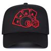 Unisex Poker Embroidery Baseball Caps Spring and Autumn Outdoor Adjustable Casual Hats Sunscreen Hat Sports Cap