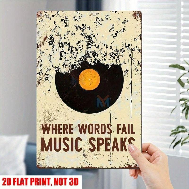 Vintage Metal Tin Wall Poster Sign 20x30cm