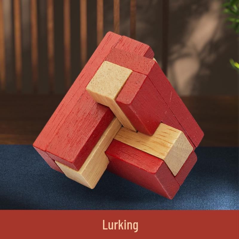 

Дерев яна головоломка Замок Конгмінга: Розвиваюча іграшка для розвитку логічного мислення та інтелекту дітей