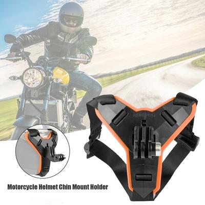 Motorcycle Helmet Chin Stand Mount Holder for Sports Camera Full Face Holder Accessory