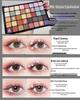 MGL40 Utopia Eyeshadow Palette: 40 Shimmer & Glitter Shades for Professional Stage and Smoky Makeup