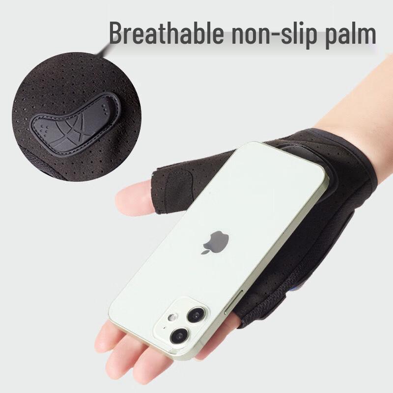 Men's Half-Finger Hard Shell Riding Gloves