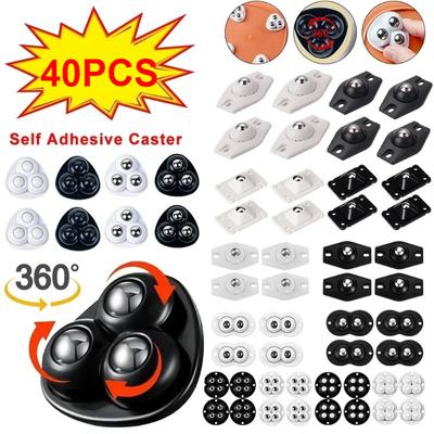 Mobile Push Paste Universal Caster Can Paste Universal Wheel Coffee Table Furniture Without Punching Paste Pulley Rotation