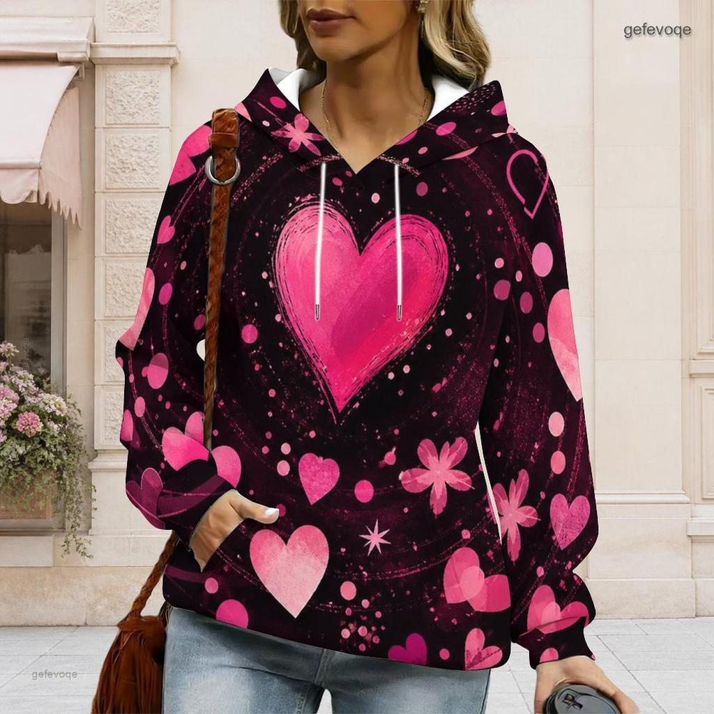 Womens Plus Size Hooded Sweatshirt White Drawstring Long Sleeve Loose Soft Casual Fashion Outfit